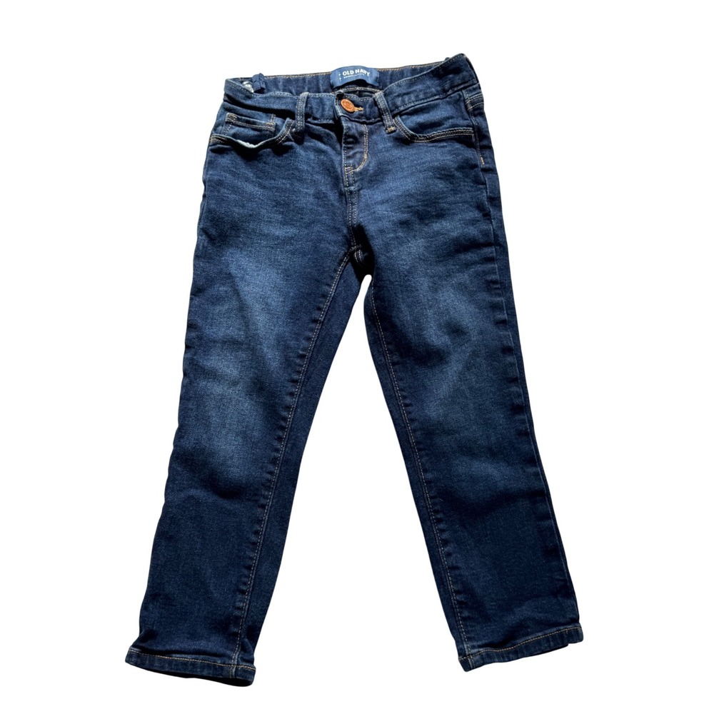 Old Navy Skinny Fit‎ Jeans Dark Wash Toddler Girls Size 7